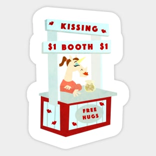 Kissing Booth Unicorn Sticker